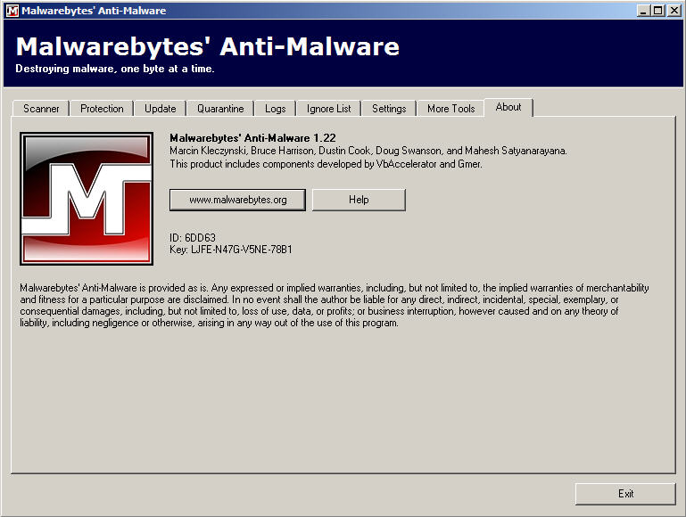 Malwarebytes Anti-Malware